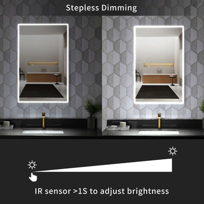 Casta Diva Framed LED Bathroom Vanity Mirror | CD-LM01