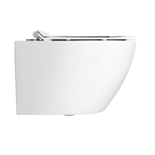 Casta Diva Wall Hung Toilet Bowl for In-Wall Toilet System, White | CD-WT02