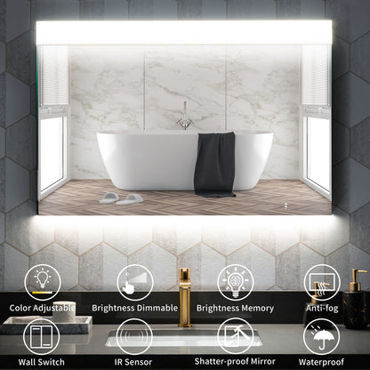 Casta Diva Framed LED Bathroom Vanity Mirror | CD-LM02