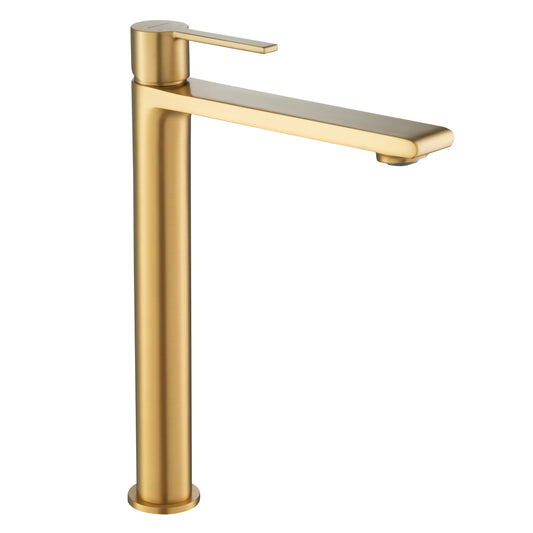 Casta Diva Tall Bathroom Faucet for Vessel Sink Gold | CD-F02G