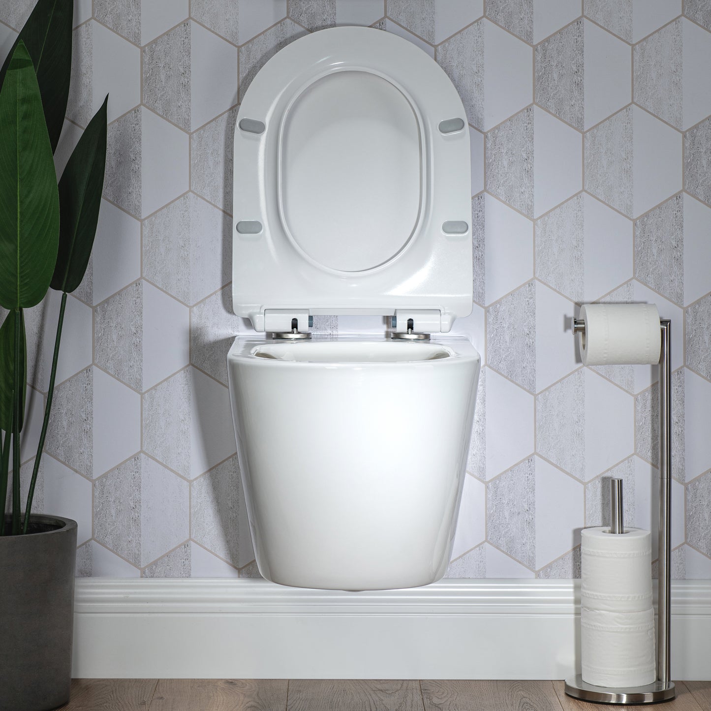 Casta Diva Wall Hung Toilet Bowl for In-Wall Toilet System, White | CD-WT02