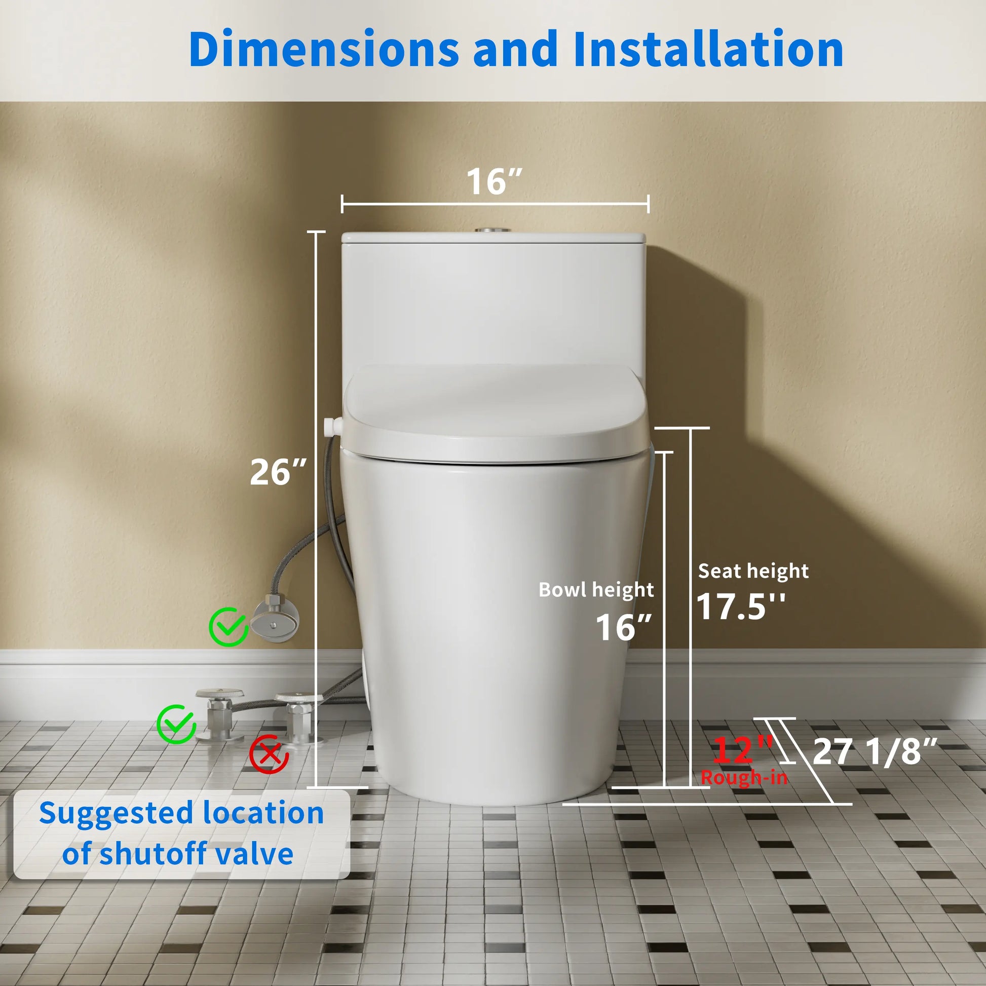 Casta Diva Electric Bidet Toilet Combo, Elongated, 12 inch Rough-in  CD-Y020-7