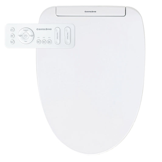 Casta Diva Elongated Electric Bidet Toilet Seat with Remote Contro l CD-BT01-1