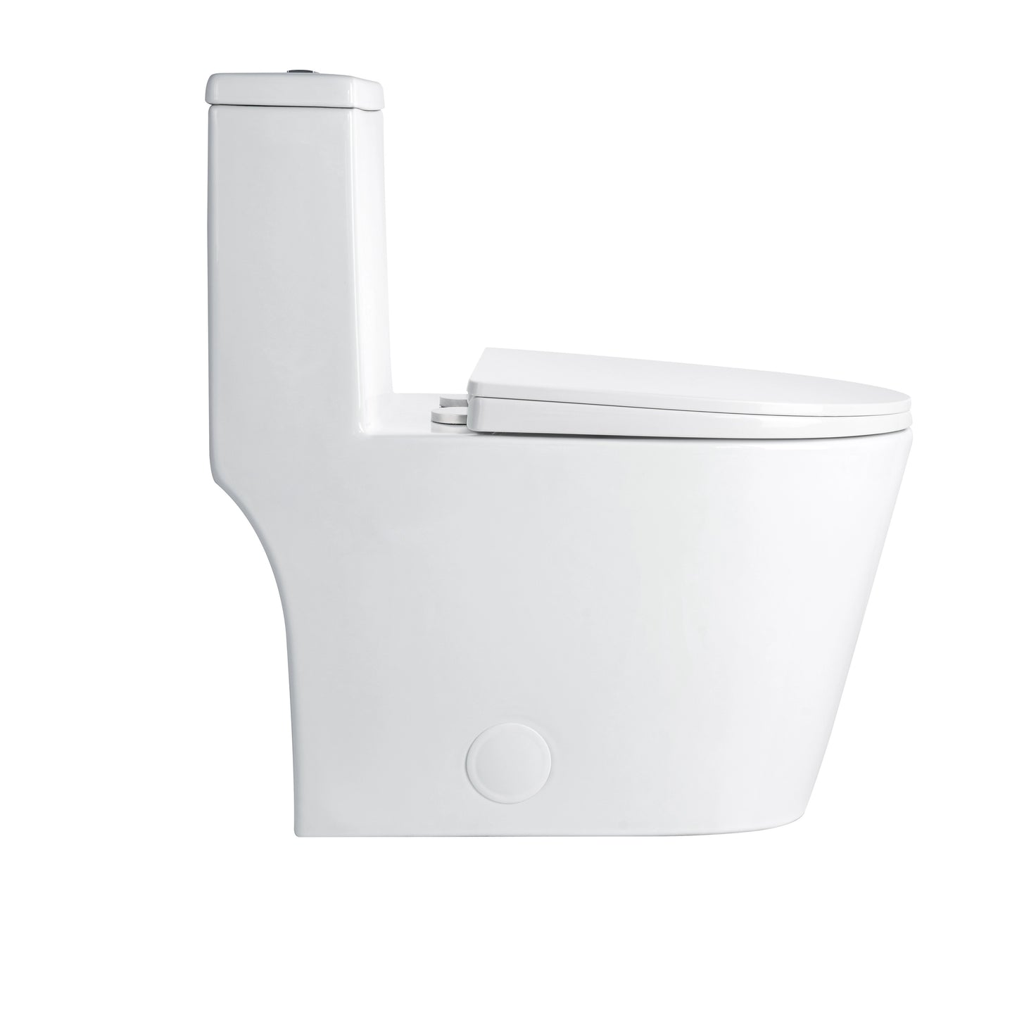 Casta Diva One-Piece Toilet, Elongated, 12'' Rough-in, Dual Flush 0.91.28GPF, White  CD-T001-8