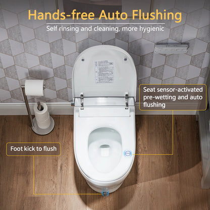 Casta Diva Smart Bidet Toilet, Auto OpenClose, Buit-in Tank   CD-Y090-4