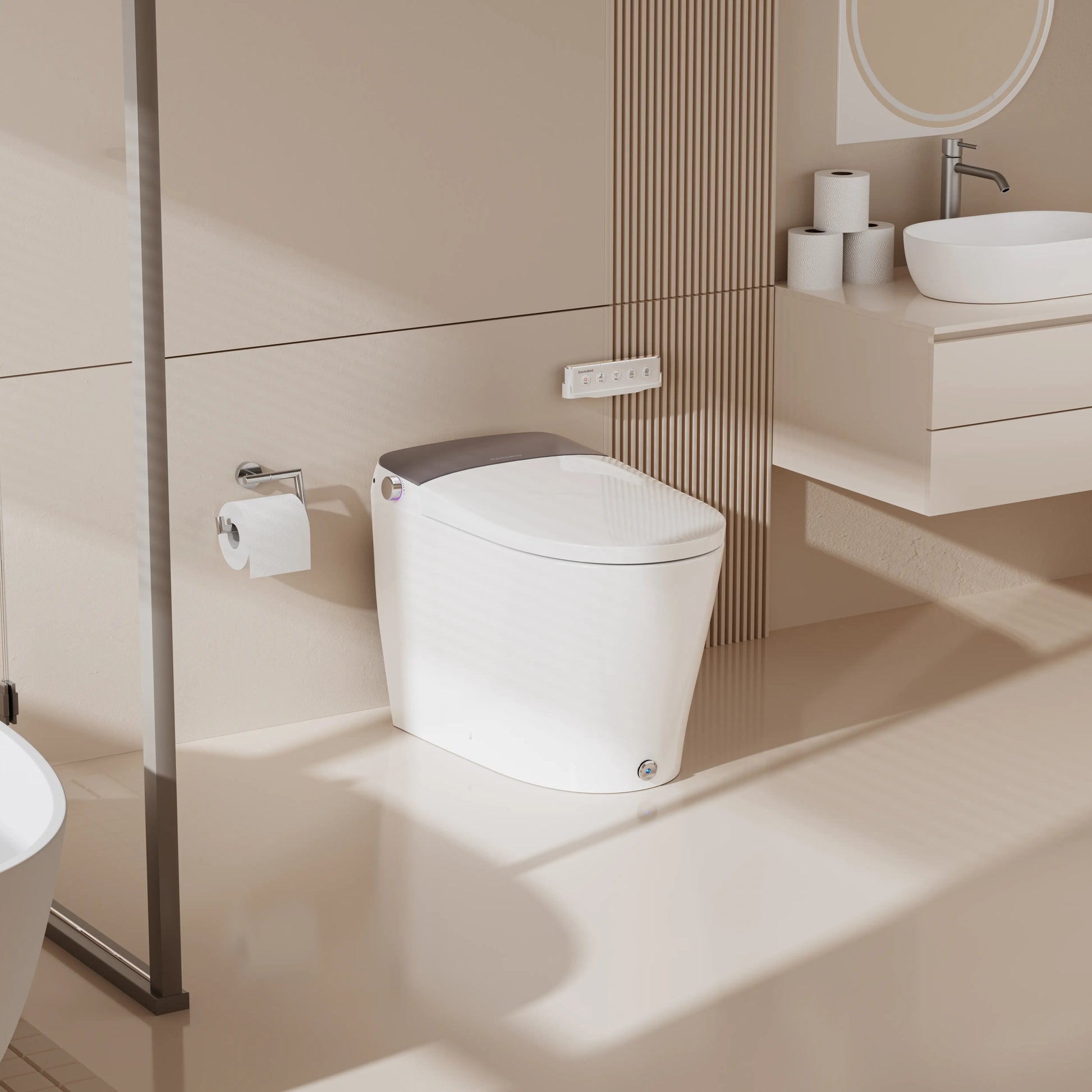 Casta Diva Smart Bidet Toilet with Concealed Tank, Auto OpenClose  CD-Y060-18