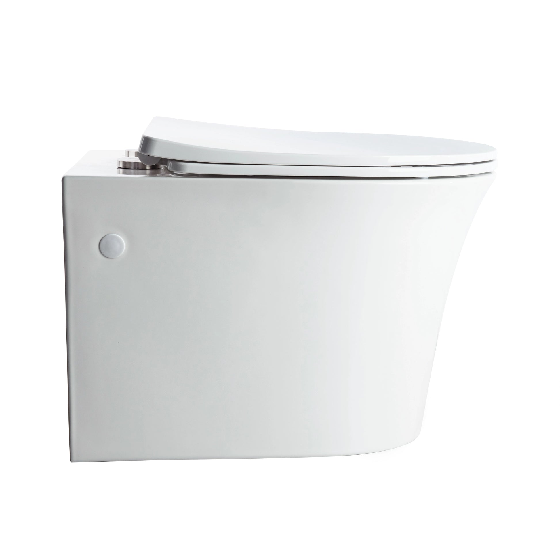 Casta Diva Wall Hung Toilet Bowl for In-Wall Toilet System, Glossy White  CD-WT01-1