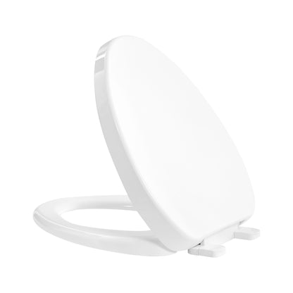 I3900S Slow Close Toilet Seat, 400 Pound Heavy Duty, Elonagated, White